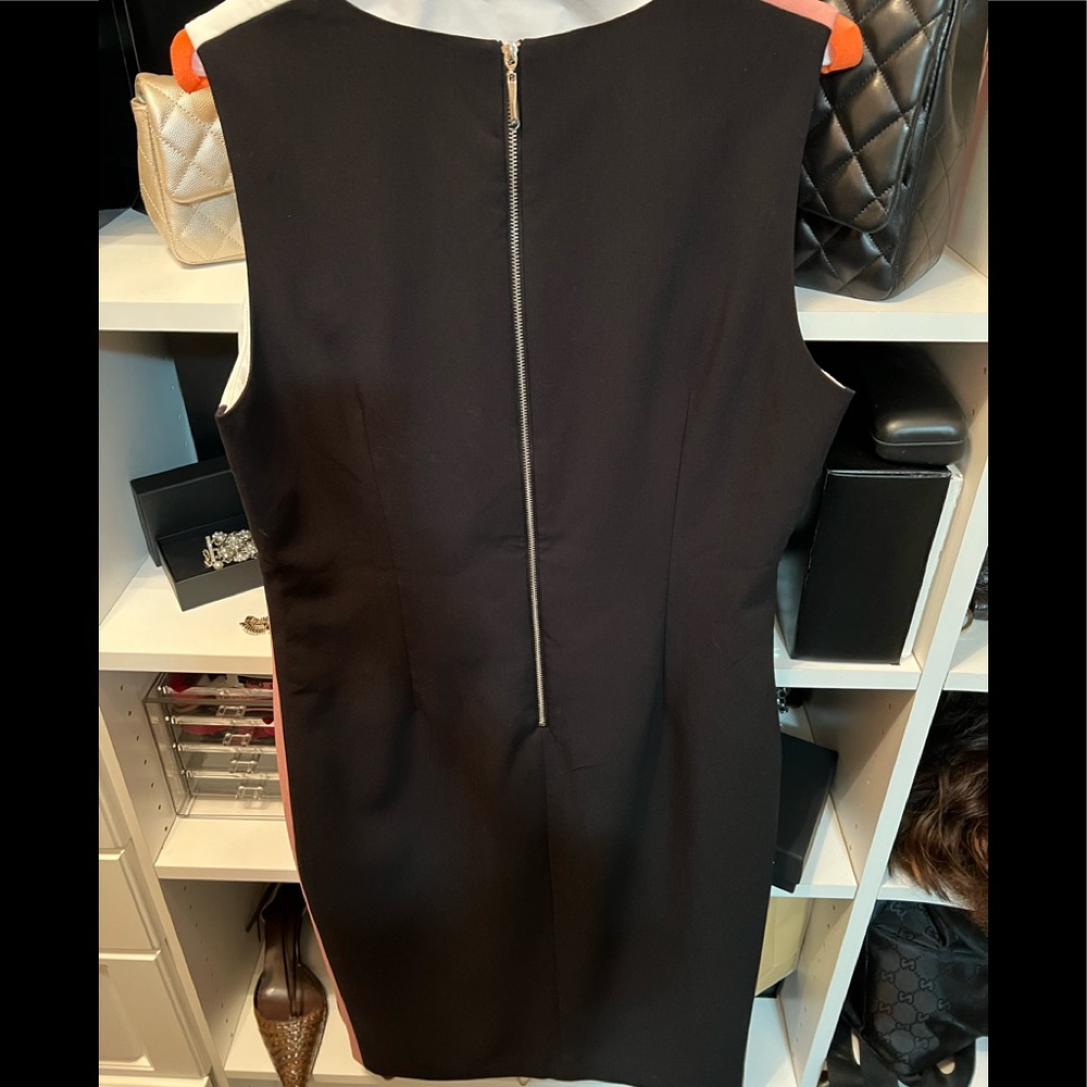 White House Black Market color-block Dress Sz10. - Picture 7 of 12